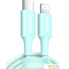 Кабель Ugreen US532 90449 USB Type-C - Lightning (1 м, зеленый)