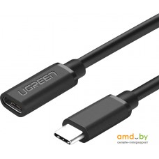 Кабель Ugreen USB Type-C - USB Type-C ED008 40574 (0.5 м, черный)