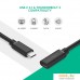 Кабель Ugreen USB Type-C - USB Type-C ED008 40574 (0.5 м, черный). Фото №4