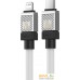 Кабель Baseus CoolPlay Series USB Type-C - Lightning (1 м, белый). Фото №5