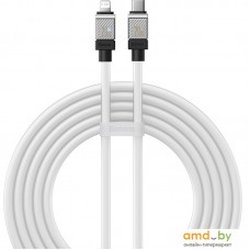 Кабель Baseus CoolPlay Series USB Type-C - Lightning (2 м, белый)