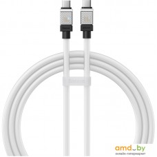 Кабель Baseus CoolPlay Series USB Type-C - USB Type-C (1 м, белый)