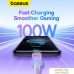 Кабель Baseus Explorer Series Fast Charging with Smart Temperature Control USB Type-C USB Type-C (1 м, фиолетовый). Фото №17