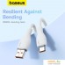 Кабель Baseus Pudding Series USB Type-A - USB Type-C (2 м, белый). Фото №15