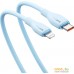 Кабель Baseus Pudding Series USB Type-C - Lightning (1.2 м, голубой). Фото №16