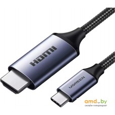 Кабель Ugreen СM565 90451 USB Type-C - HDMI (1.5 м, черный)