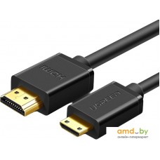 Кабель Ugreen HD108 11167 HDMI - miniHDMI (1.5 м, черный)