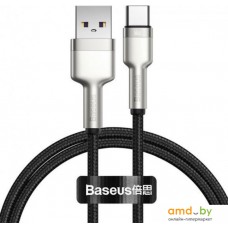 Кабель Baseus Cafule Series Metal Data Cable USB Type-A - Type-C 66W CAKF000001 (0.25 м, черный)