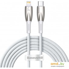 Кабель Baseus Glimmer Series Fast Charging Data Cable 100W USB Type-A - Type-C (2 м, белый)