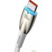 Кабель Baseus Glimmer Series Fast Charging Data Cable 100W USB Type-A - Type-C (2 м, белый). Фото №3