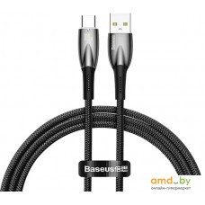 Кабель Baseus Glimmer Series Fast Charging Data Cable USB Type-A - Type-C 100W CADH000501 (2 м, черный)