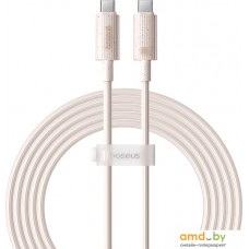 Кабель Baseus Habitat Series Fast Charging Cable 100W USB Type-C - USB Type-C (2 м, бежевый)