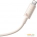 Кабель Baseus Habitat Series Fast Charging Cable 100W USB Type-C - USB Type-C (2 м, бежевый). Фото №4