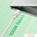 Кабель Baseus Habitat Series Fast Charging Cable 100W USB Type-C - USB Type-C (2 м, бежевый). Фото №7