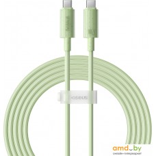 Кабель Baseus Habitat Series Fast Charging Cable 100W USB Type-C - USB Type-C (2 м, зеленый)