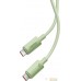 Кабель Baseus Habitat Series Fast Charging Cable 100W USB Type-C - USB Type-C (2 м, зеленый). Фото №16
