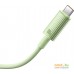 Кабель Baseus Habitat Series Fast Charging Cable 100W USB Type-C - USB Type-C (2 м, зеленый). Фото №15