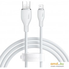 Кабель Baseus Pudding Series Fast Charging Cable 2.4A USB Type-A - Lightning (1.2 м, белый)
