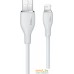 Кабель Baseus Pudding Series Fast Charging Cable 2.4A USB Type-A - Lightning (1.2 м, белый). Фото №17