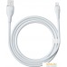 Кабель Baseus Pudding Series Fast Charging Cable 2.4A USB Type-A - Lightning (1.2 м, белый). Фото №14