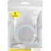 Кабель Baseus Pudding Series Fast Charging Cable 2.4A USB Type-A - Lightning (1.2 м, белый). Фото №3