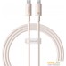 Кабель Baseus Habitat Series Fast Charging Cable 100W USB Type-C - USB Type-C (1 м, бежевый). Фото №10