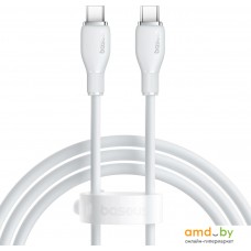 Кабель Baseus Pudding Series Fast Charging Cable 100W USB Type-C - USB Type-C (1.2 м, белый)