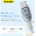 Кабель Baseus Pudding Series Fast Charging Cable 100W USB Type-C - USB Type-C (1.2 м, белый). Фото №5