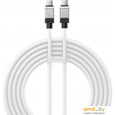 Кабель Baseus CoolPlay Series Fast Charging Data Cable 100W USB Type-C - USB Type-C (2 м, белый)