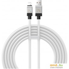 Кабель Baseus CoolPlay Series Fast Charging Data Cable 2.4A USB Type-A - Lightning (2 м, белый)