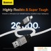 Кабель Baseus CoolPlay Series Fast Charging Data Cable 2.4A USB Type-A - Lightning (2 м, белый). Фото №14