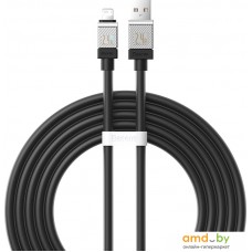 Кабель Baseus CoolPlay Series Fast Charging Data Cable 2.4A USB Type-A - Lightning (2 м, черный)