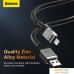 Кабель Baseus CoolPlay Series Fast Charging Data Cable 2.4A USB Type-A - Lightning (2 м, черный). Фото №4