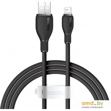 Кабель Baseus Pudding Series Fast Charging Cable 2.4A USB Type-A - Lightning (1.2 м, черный)