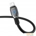 Кабель Baseus Pudding Series Fast Charging Cable 2.4A USB Type-A - Lightning (1.2 м, черный). Фото №15
