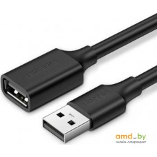 Удлинитель Ugreen US103 USB Type-A - USB Type-A (3 м, черный)