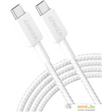 Кабель Anker PowerLine 322 USB Type-C - USB Type-C A81F5H21 (0.9 м, белый)