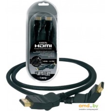Кабель Mystery HDMI - HDMI HDMI1.0pre (1 м, черный)