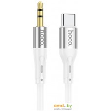 Кабель Hoco UPA22 USB Type-C - 3.5 jack (1 м, белый)