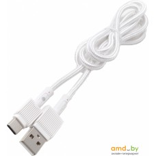 Кабель Digital Part TC-306 USB Type-A - USB Type-C (1 м, белый)
