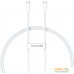 Кабель Baseus Superior Series 2 Fast Charging Data Cable 100W USB Type-C - USB Type-C (1 м, белый). Фото №1