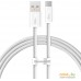 Кабель Baseus Dynamic Series Fast Charging Data Cable 100W USB Type-A - USB Type-C (1 м, белый). Фото №1