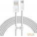 Кабель Baseus Dynamic Series Fast Charging Data Cable 100W USB Type-A - USB Type-C (2 м, белый). Фото №1