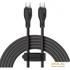Кабель Baseus Pudding Series Fast Charging Cable 100W USB Type-C - USB Type-C (2 м, черный)