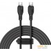 Кабель Baseus Pudding Series Fast Charging Cable 100W USB Type-C - USB Type-C (2 м, черный). Фото №10