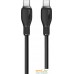 Кабель Baseus Pudding Series Fast Charging Cable 100W USB Type-C - USB Type-C (2 м, черный). Фото №17