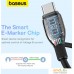 Кабель Baseus Pudding Series Fast Charging Cable 100W USB Type-C - USB Type-C (2 м, черный). Фото №8