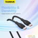 Кабель Baseus Pudding Series Fast Charging Cable 100W USB Type-C - USB Type-C (2 м, черный). Фото №7