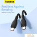 Кабель Baseus Pudding Series Fast Charging Cable 100W USB Type-C - USB Type-C (2 м, черный). Фото №6