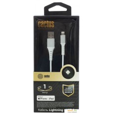 Кабель CACTUS USB Type-A - Lightning CS-LG.USB.A-1 (1 м, белый)